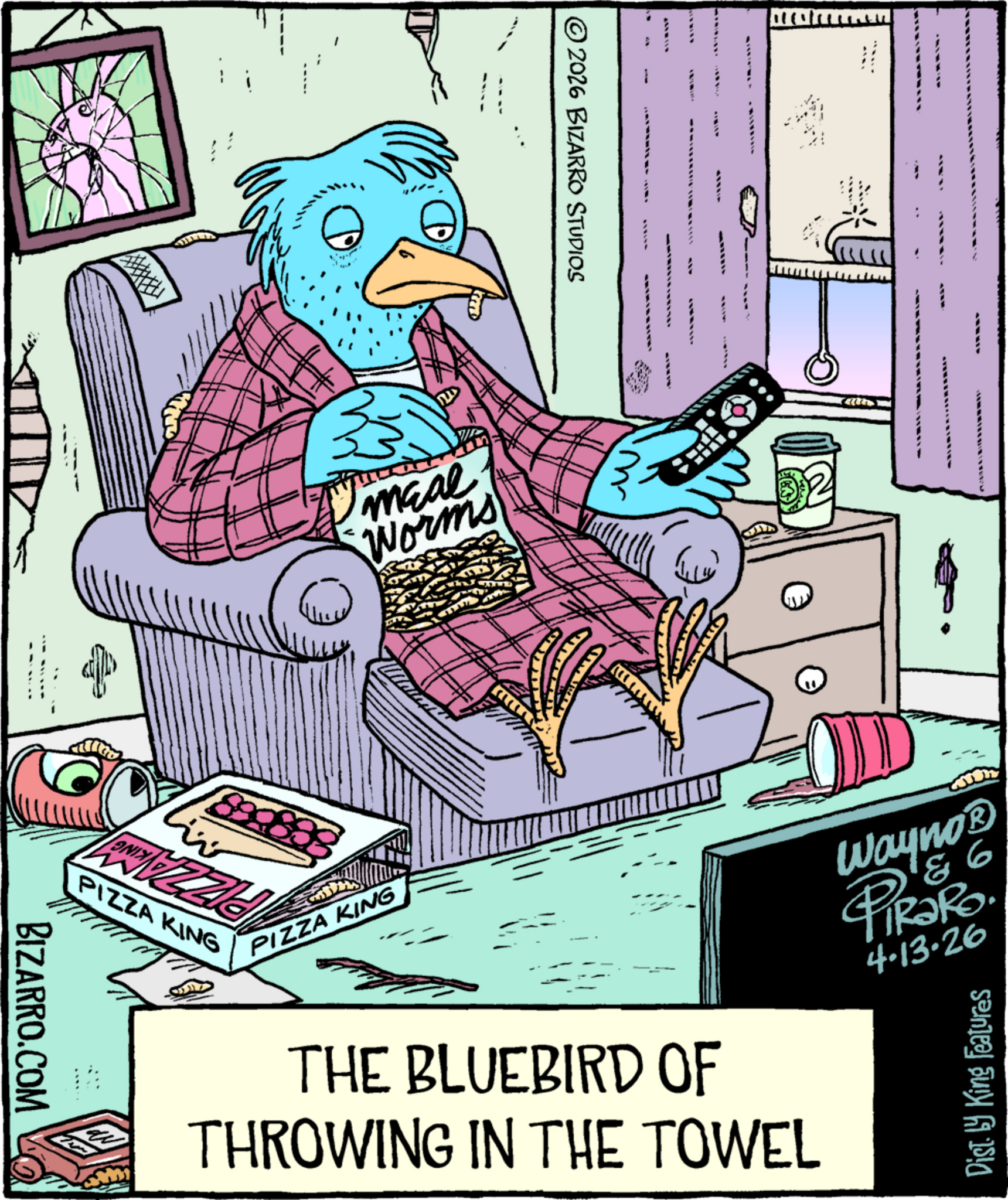Today's Bizarro is missing.