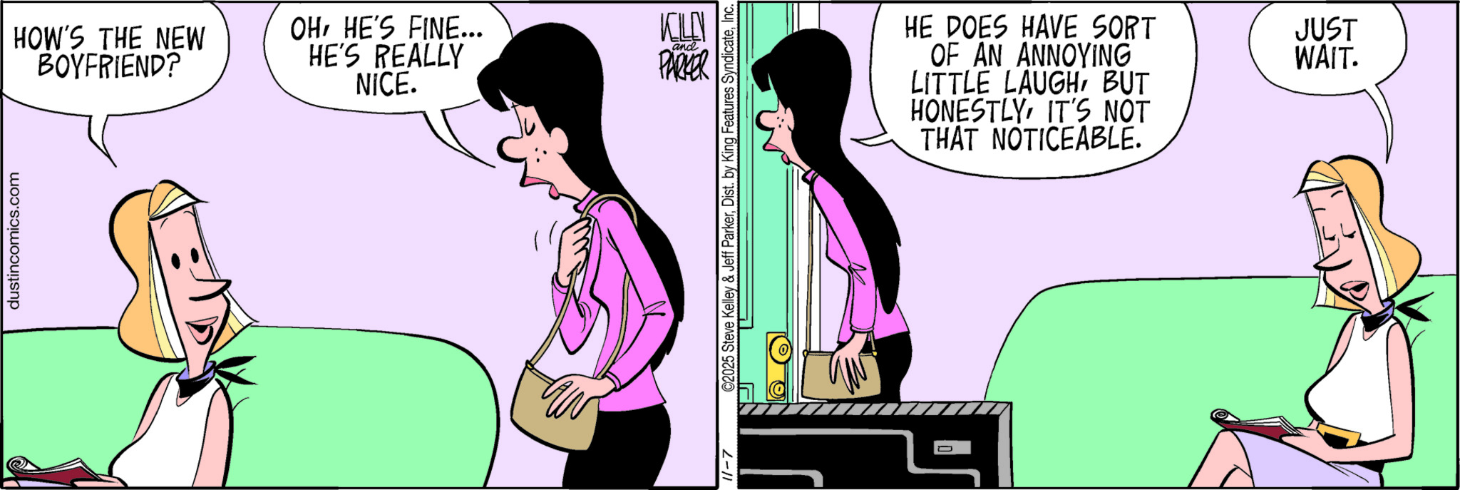 Today's Dustin is missing.