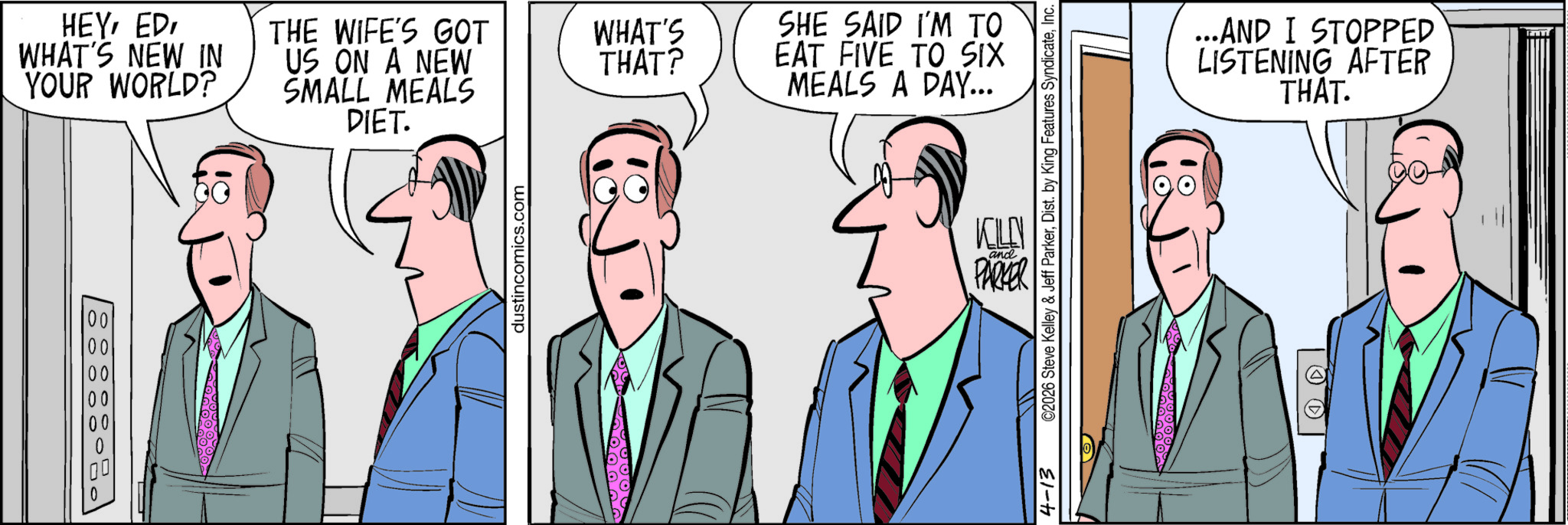 Today's Dustin is missing.