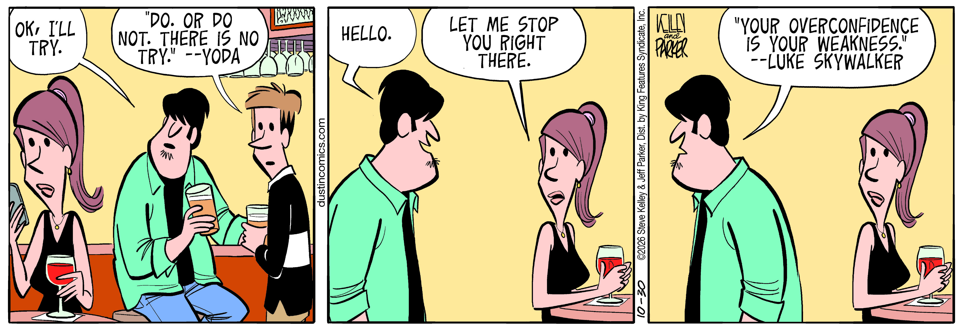 Today's Dustin is missing.