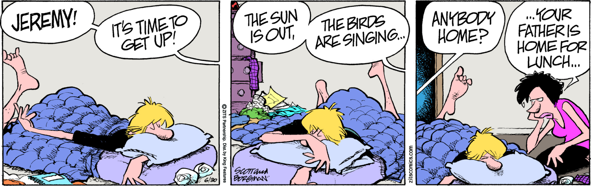 Today's Zits is missing.