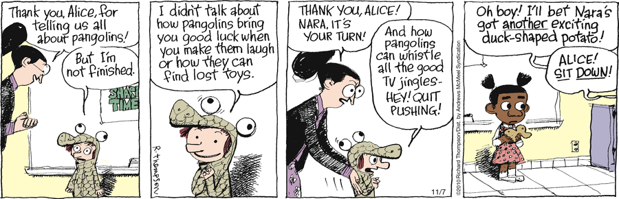 Today's Cul De Sac is missing.