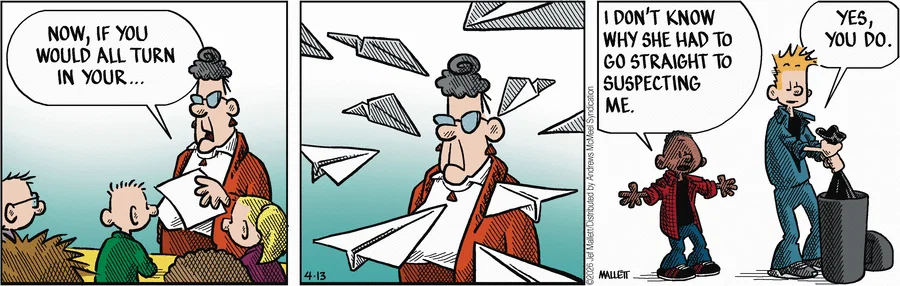 Today's Frazz is missing.