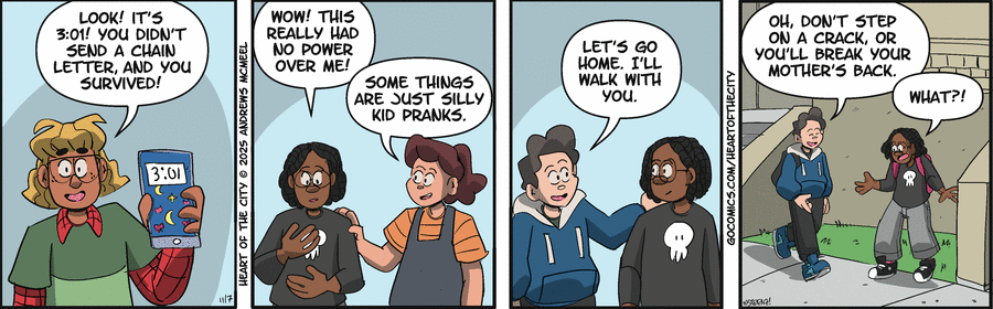 Today's Heart of the City is missing.