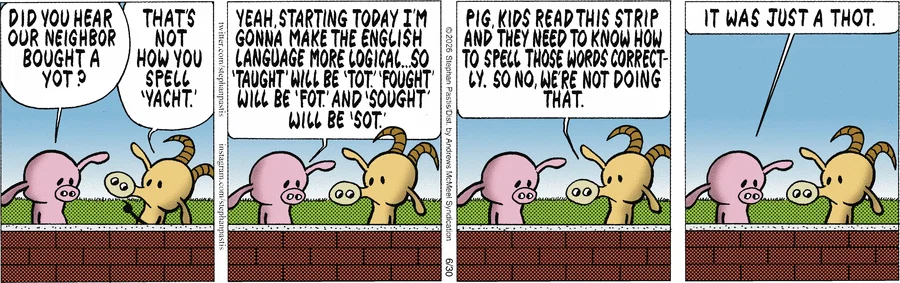 Today's Pearls Before Swine is missing.