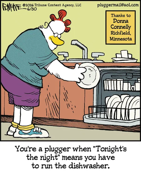 Today's Pluggers is missing.