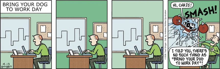 Today's Pooch Cafe is missing.