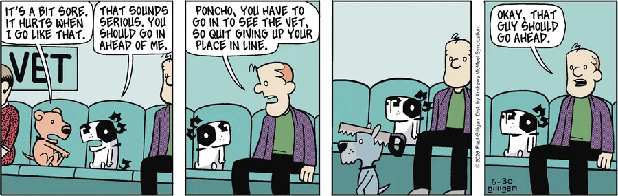 Today's Pooch Cafe is missing.